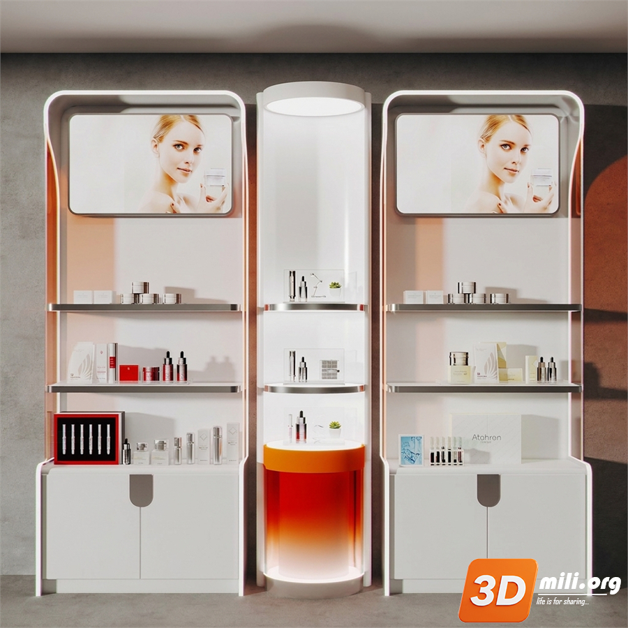 Cosmetic Store Skp Files 
